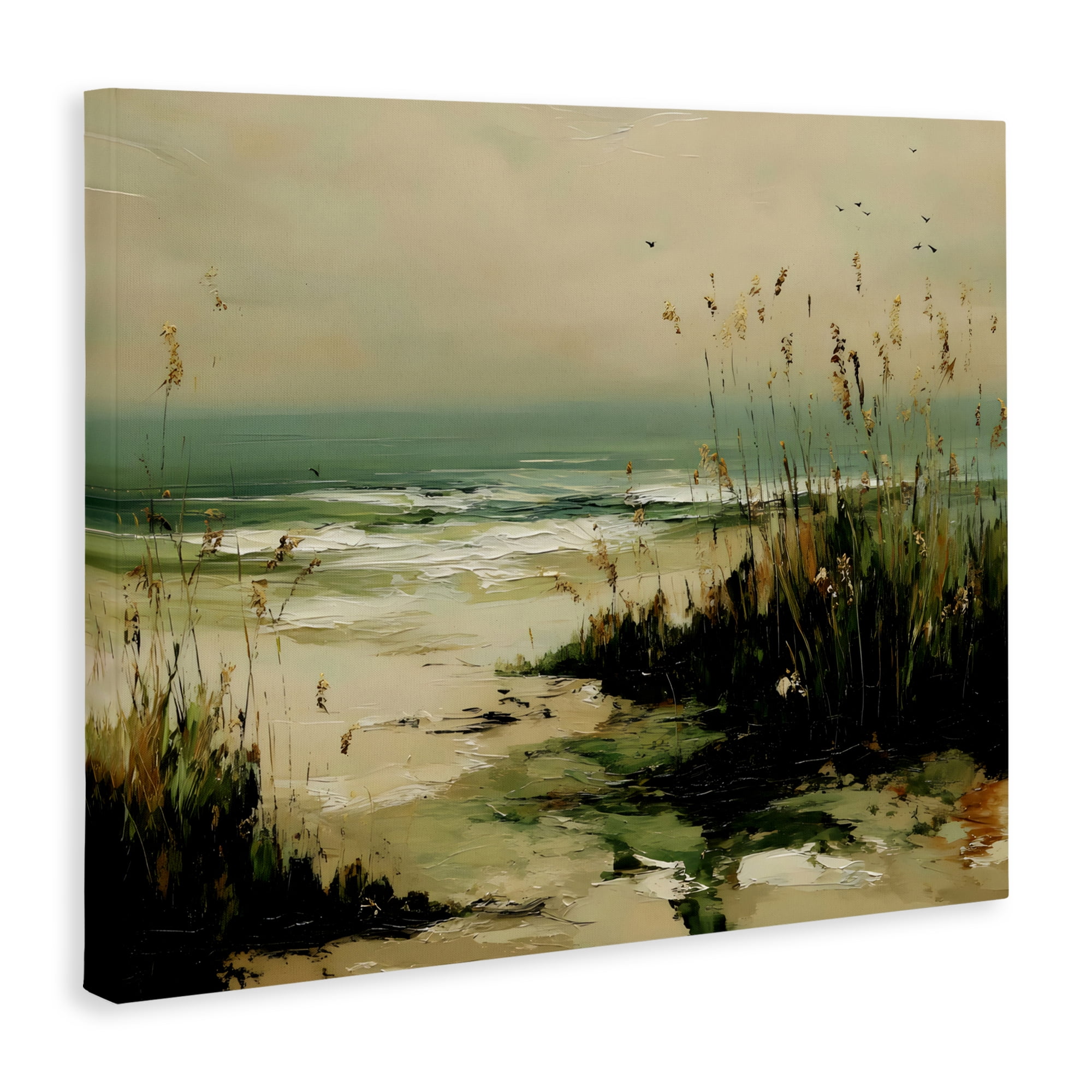 Stupell Industries Sea Oats on the Beach Canvas Wall Art, design by Franklyn Gregory