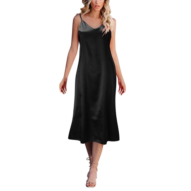 2025 Robe Femme Unie Coton Robe de Nuit Femme Sans Manches à Bretelles Col en V Chemise de Nuit Lot Robe Ample Robe Maison Boutonnée Robe de Nuit