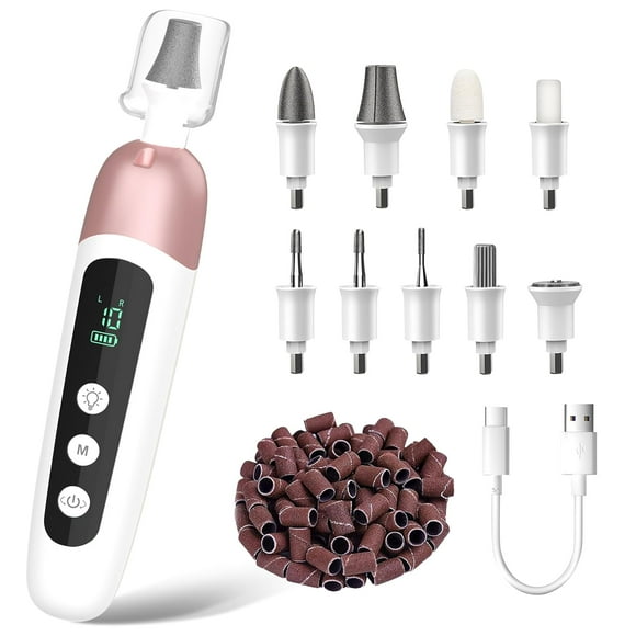 Set de manicura y pedicura Hoxida, lima de uñas eléctrica inalámbrica