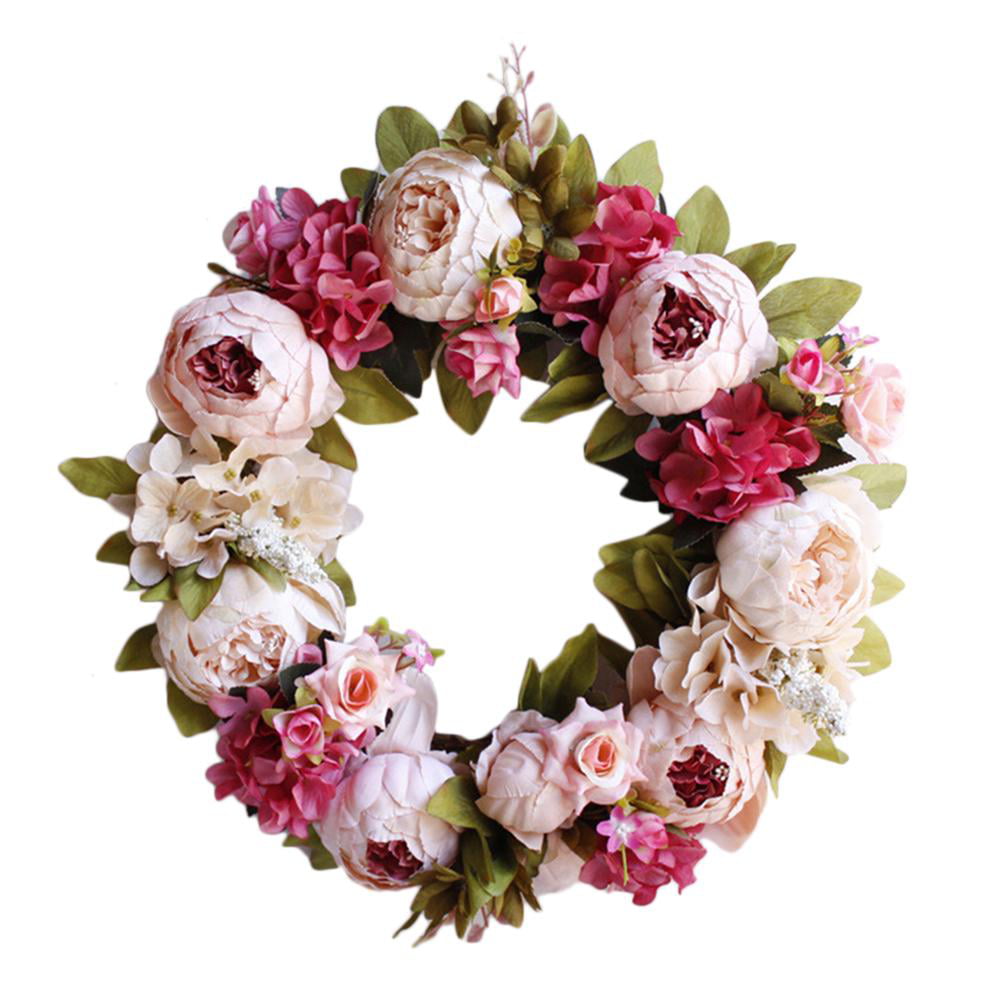 Details about   Peony Grapevine Wreath 