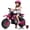 Pink, variant on TULILLO 12V Kids Ride On Motorcycle Dirt Bike with High/Low Speeds,Training Wheels, Spring Suspension, Orange