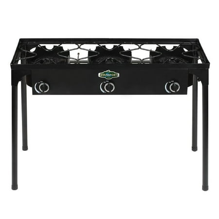 Stansport Outdoor Stove With Stand 3 Burners Com Stansport Outdoor Stove With Stand 3 Burners