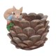 thumbnail image 1 of Maceta con forma de ardilla para suculentas, maceta de resina para jardín, micro paisaje, 1 of 6