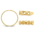 thumbnail image 3 of 14K Yellow Gold Polished MOM Ring (size 6.5), 3 of 4