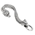 thumbnail image 1 of Minnieouse Cadena de eslabones de metal Acero inoxidable a prueba de herrumbre Colgante de muñeca de moda de larga duración Suministros exquisitos Ropa, zapatos y accesorios Miscelánea Plata 21cm, 1 of 6
