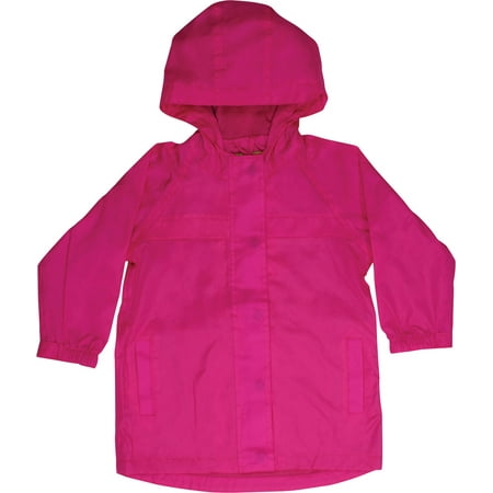 Children's Solid Nylon Raincoat