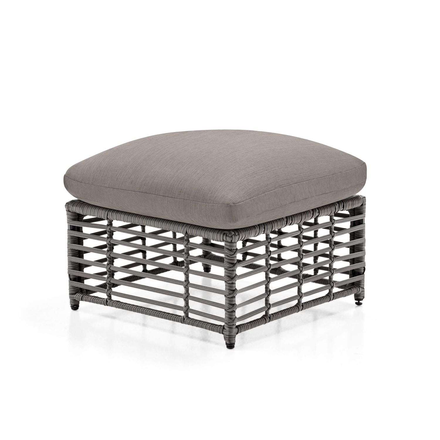 HOMETRENDS Deco Sol 3-Piece Patio Modular Sectional Set - Grey