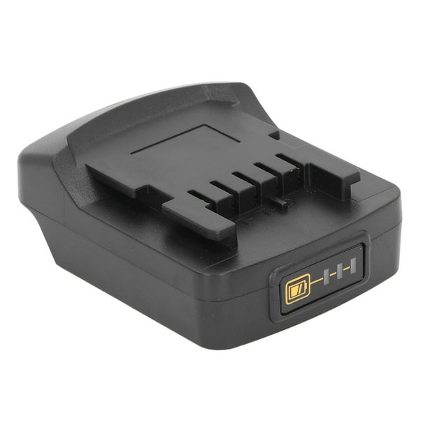 Adaptador de Batería ANGGREK Convertidor De Batería De Litio De Superficie Brillante Resistente A Los Arañazos De Carcasa ABS Para ASE18 LTX KSA18 LTX Para BL1815 BL1815B BL1820