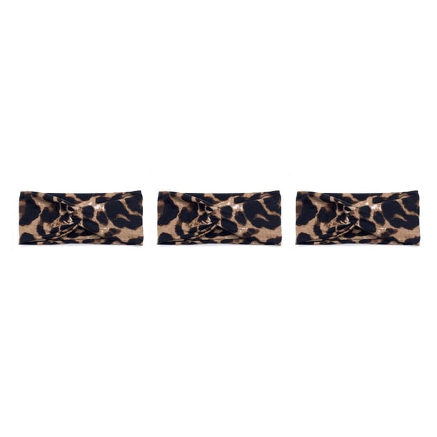 Minnieouse Diadema de ganchillo, banda para la cabeza deportiva, banda para el sudor ajustable, accesorios antideslizantes para peinados, estampado de Type1 NO1 Minnieouse CBP376902
