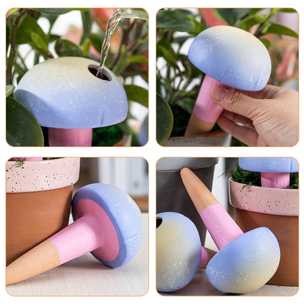 Mobutofu Flower Watering Device Automatic Watering Outdoor Use 4Pcs