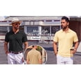 thumbnail image 4 of RICHCOIN Mens Polo Shirts Short Sleeve Knit Golf T Shirt for Men Classic Collared Casual Summer Tops, 4 of 7