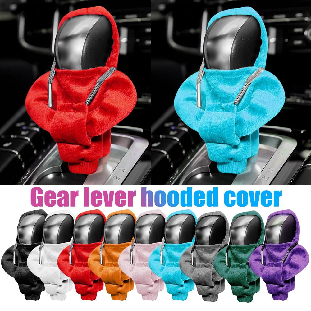 2Pcs Funny Shifter Knob Hoodie Decor for Car Size (4.7in / 12cm