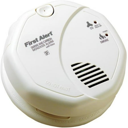 First Alert SCO7B Carbon Monoxide & Smoke Alarm, 2 AA ...