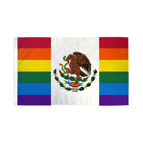 Mexico (Rainbow) Flag 3x5ft Poly