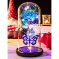 thumbnail image 1 of Regalos Galaxy Glass Rose Forever Eternal Crystal Flower, 1 of 9