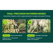SoilDrops Dual Outlet Hose Timer — 2-Zone Programmable Sprinkler Timer with LCD Rain Delay