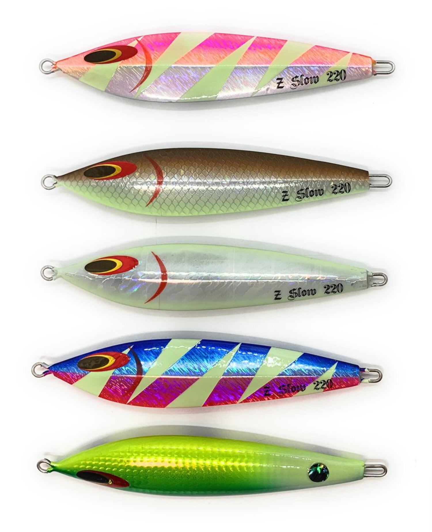 Sea Falcon Z Slow Pitch Glowing Sinking Fishing Jig 180g / 135mm