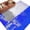 Blue Gray White, variant on 8'x10' Area Rugs, Blue Purple Grey Indoor Outdoor Area Rug for Living Room Bedroom, Modern Geometric Oil Painting Abstract Washable Bathroom Rugs Kitchen Floor Carpet Mats Home Decor Aesthetic
