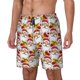 thumbnail image 1 of Fotbe Santa Claus bells Traje de Baño para Hombre – Shorts de Natación de Secado Rápido con Forro y Bolsillos-XX-Large, 1 of 6