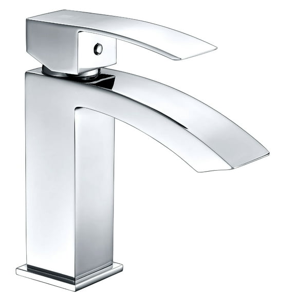 Anzzi L-Az037 Revere 1.2 GPM Deck Mounted Single Hole Bathroom Faucet - Chrome