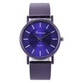 thumbnail image 1 of KUNPENG Montre à Quartz pour Hommes en Acier Inoxydable avec Petit Cadran Lumineux Violet, Inox Mode, 1 of 3