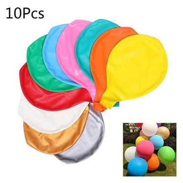 JUNTEX 10pcs 36 Inch Giant Balloon Round Inflable Latex Jumbo Thick Balloons Wedding