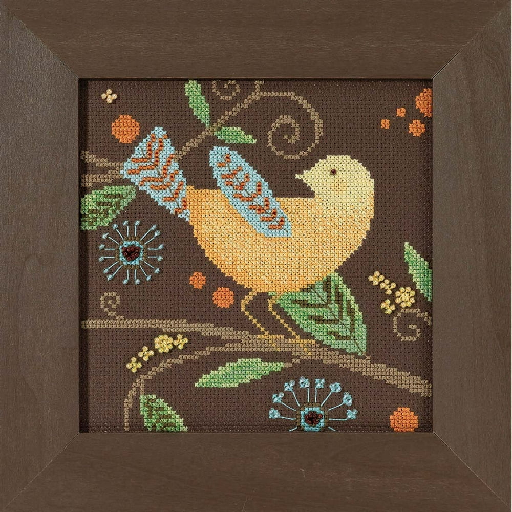 Mill Hill® Out on a Limb—Yellow Bird Counted CrossStitch Kit Walmart