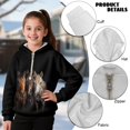 thumbnail image 6 of Pzuqiu Horse Print Boy's Hooded Sweatshirts 14-15 Lightness Comfortable Children's Long Sleeve Sweatshirt Practical Warm Fall Outfits Fashion Clothing Soft for Boys Teens Youth, 6 of 6