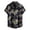 Army Green, variant on Men'sHawaiian Shirts Tropical Summer Floral Printed Short Sleeve Button Down Shirts Neon Mens Beach Shirts