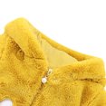 thumbnail image 4 of Fesfesfes Hooded Jackets Toddler Girls Solid Color Thicken Plush Cute Flowers Rabbit Ears Winter Thick Coat Cloak Clearance, 4 of 6
