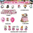 Hello Kitty Party Decorations 52 Pcs Cartoon Kitty Cat Birthday Party