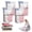 4PCS L, variant on Nopump Vacuum Storage Bags, Large Storage Compression Bags, Cube Compression Space Saver Bag Travel Organization, Press & Seal, No Pump Needed, Saves 80% Space, Keeps Clothes Dry