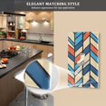 thumbnail image 5 of Yayeee Blank Wall Plate Cover 1-Gang 4.5"x2.7" Home Unused Decorative Outlet, Blue Geometric, 5 of 7