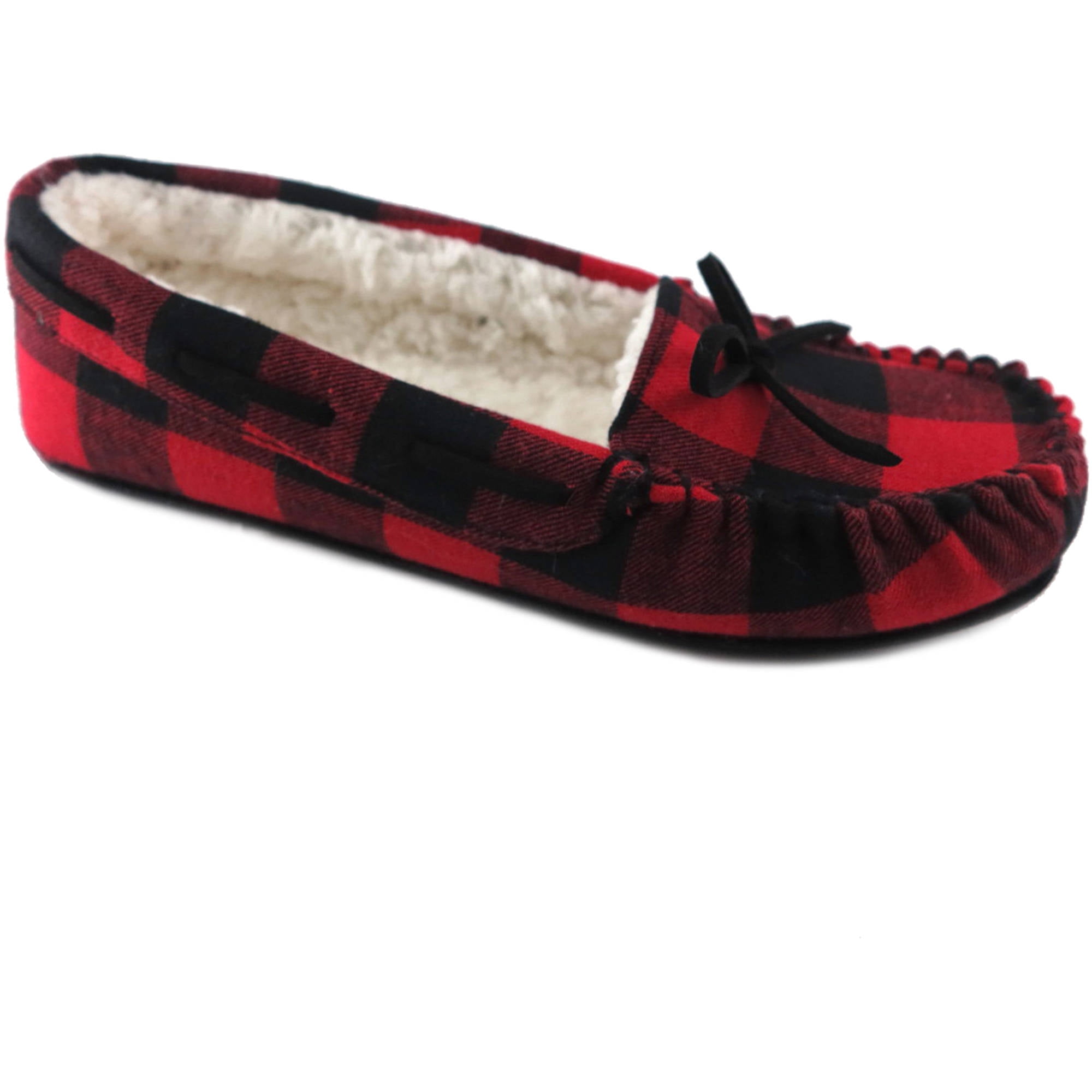 Women's Plaid Moccasin Slipper