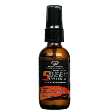 Oxy Life Deer Antler Spray, 2 Oz (Best Deer Antler Velvet Supplement Reviews)