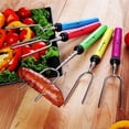 thumbnail image 5 of Campester Marshmallow Roasting Sticks Stainless Steel Smore Skewer Forks 5 Pack 34 inch, 5 of 11