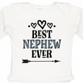 thumbnail image 4 of Inktastic Best Nephew Ever from Aunt Boys Long Sleeve Baby Bodysuit, 4 of 5