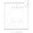 thumbnail image 4 of 17235-46 Livex Lighting Munich - 5 Light Bath Vanity In Contemporary Style-8.5 Inches Tall and 42 Inches Wide-Black Chrome Finish, 4 of 12