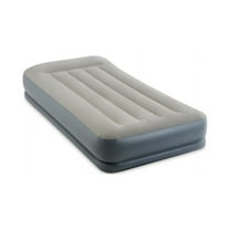 Intex Dura-Beam Standard Series Pillow Rest Raised Airbed w/ Built-in Pillow & Electric Pump, Bed Height 16.5, Queen