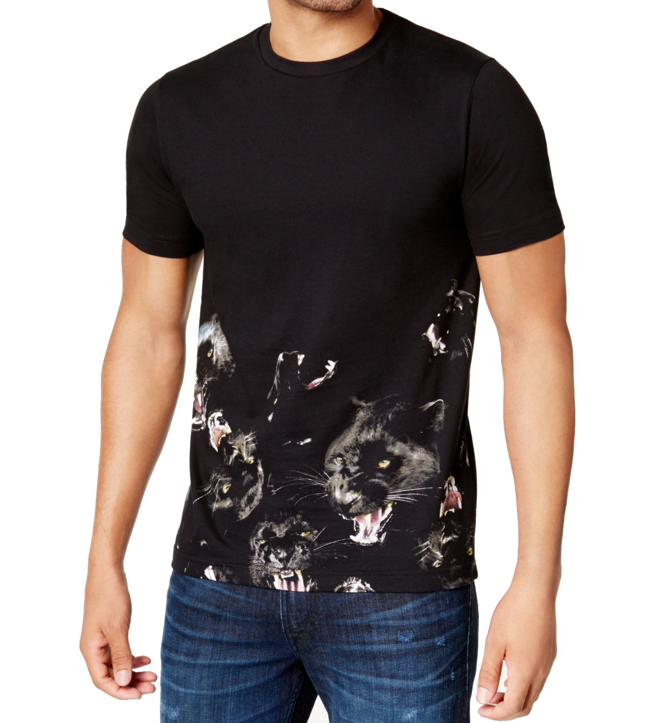 4XL Jaguar Printed Graphic Tee T-Shirt 