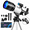 White, variant on Redsmile Telescope for Kids and Adults, 70mm Aperture 300mm Refractor Telescope for Beginners, High Powered 20x to 150x, 3x Barlow, Phone Adapter, AZ Tripod, Portable Astronomy for Stargazing, Blue