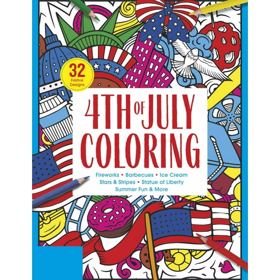 4th of July Coloring - 2023 Edition 32 Festive Designs