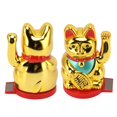 thumbnail image 4 of Brazo Ondulante Gato de la Suerte Base Giratoria con Detección de Luz Alimentada por Energía Solar Trae Riqueza Buena Suerte Decoración de Gato de la Fortuna de 5 Pulgadas Brazo ANGGREK  Otros, 4 of 8
