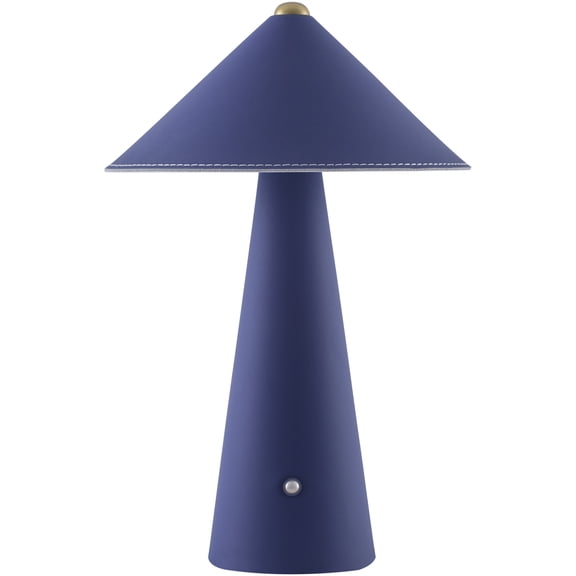 Livabliss Nomelle Modern Accent Table Lamp, 13-inch , Dark Blue