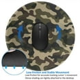 thumbnail image 4 of ZNDUO 2 Pack Round Mouse Pad Green Beige Camouflage 7.9" Small Non-Slip Rubber Gaming Mousepad Desk Mat for Home Office, 4 of 7
