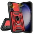thumbnail image 3 of Innens For Samsung Galaxy S23 FE Case Slide Camera Ring Stand Cover/HD Screen Protector, 3 of 26