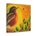 thumbnail image 5 of "Robin in Winter Landscape" - Canvas, 5 of 25
