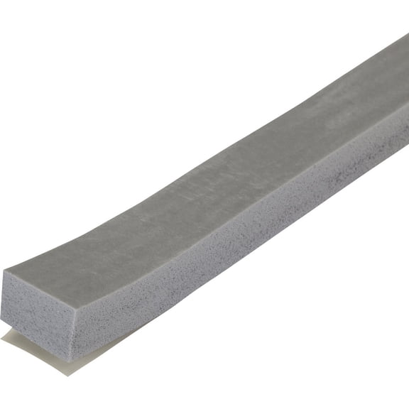 M-D 02311 1/2" X 10' Gray Waterproof & Airtight Foam Tape Weather Stri