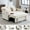 White, variant on VNT 3 in 1 Convertible Sleeper Sofa Bed with Charging Station, Pull Out Couch Bed with Adjustable Backrest for Living Room (Gray)