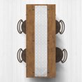 thumbnail image 3 of Creative Products Tile Pattern Gray 5 16 x 90 Poly Twill Table Runner, 3 of 3